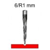6mm, radius R1 +15.00 лв.